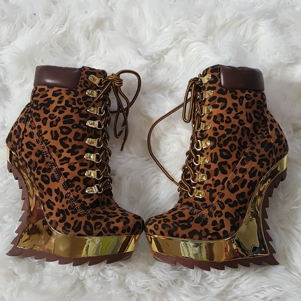 Leopard Booties